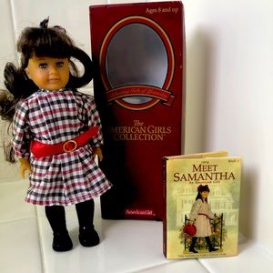 NEW American Girl Doll Mini Samantha and book in box